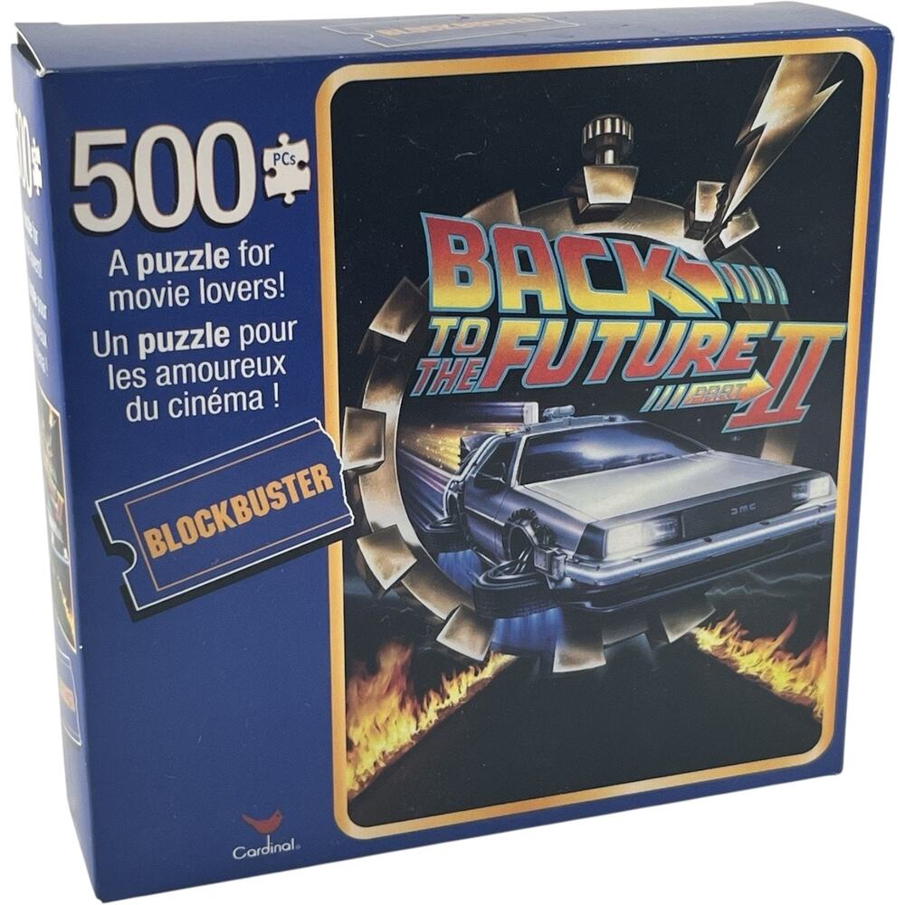 Blockbuster Back To The Future II 500 Piece Puzzle Movie Collector Game